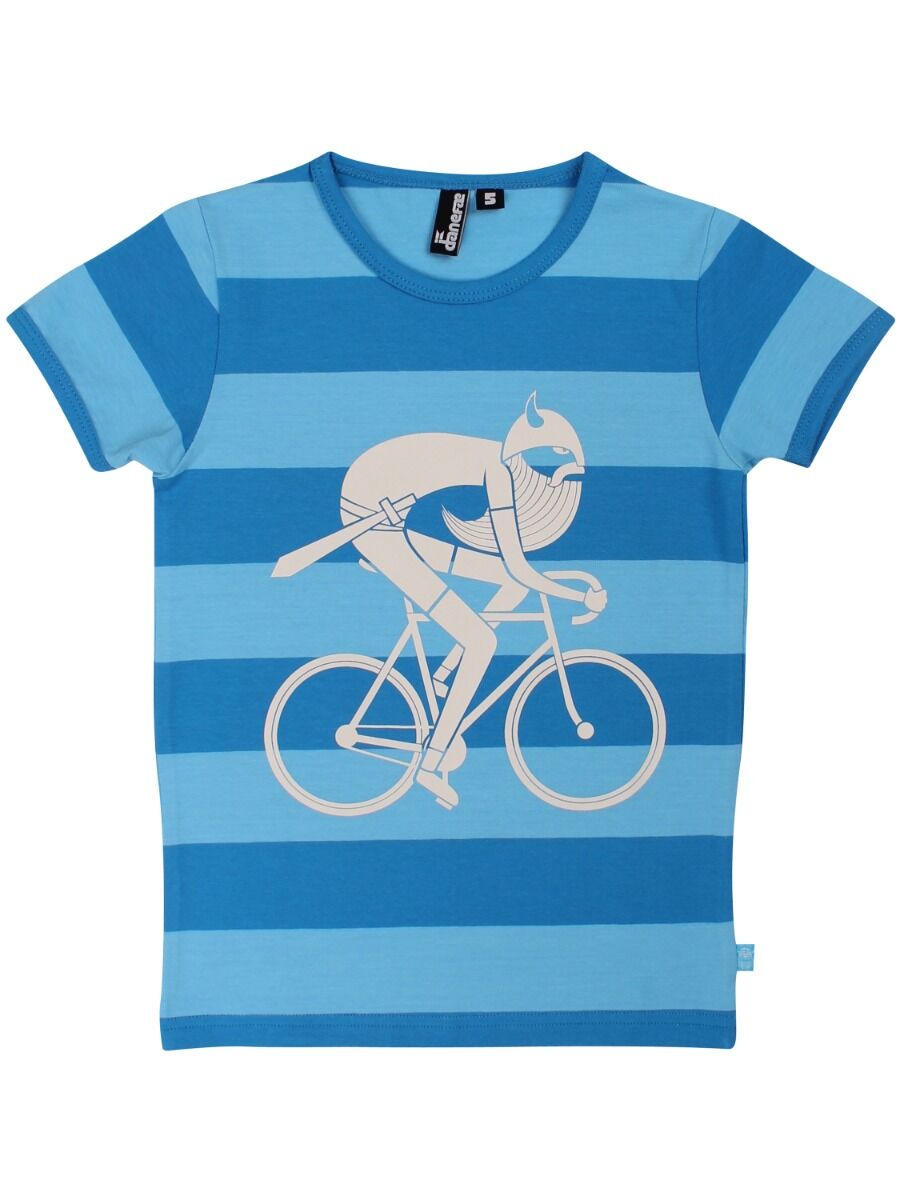 Rainbow Tee Musical Stripe BIKING VIKING