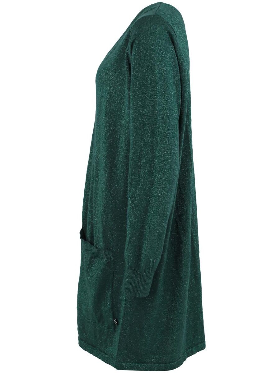 Danefie Cardigan Bottle green/Green glitter