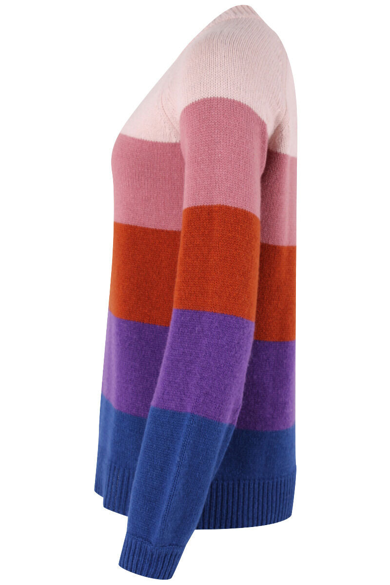 Danelisa Wool Sweater Rose Beige/Old Rose/Rust/Purple