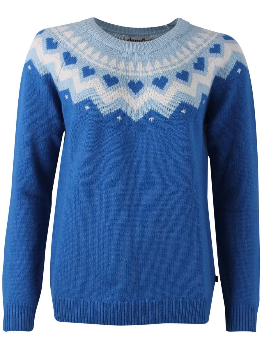 Dananne Wool Sweater Blue/Offwhite