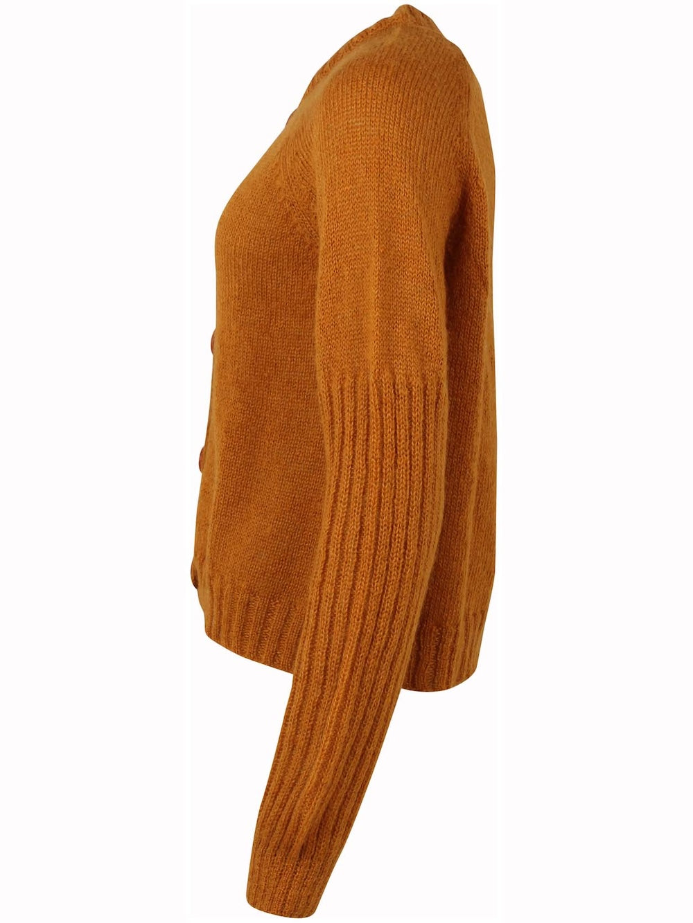 Danarnaq Wool Cardigan Mustard