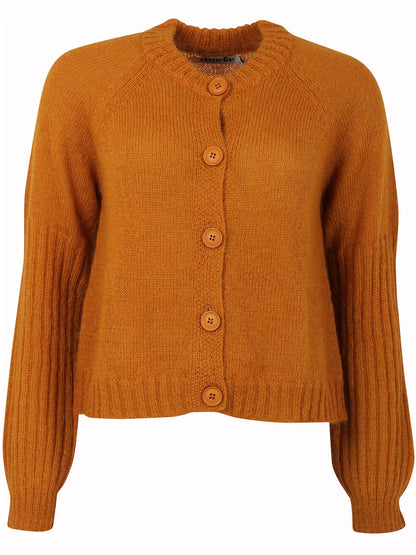 Danarnaq Wool Cardigan Mustard