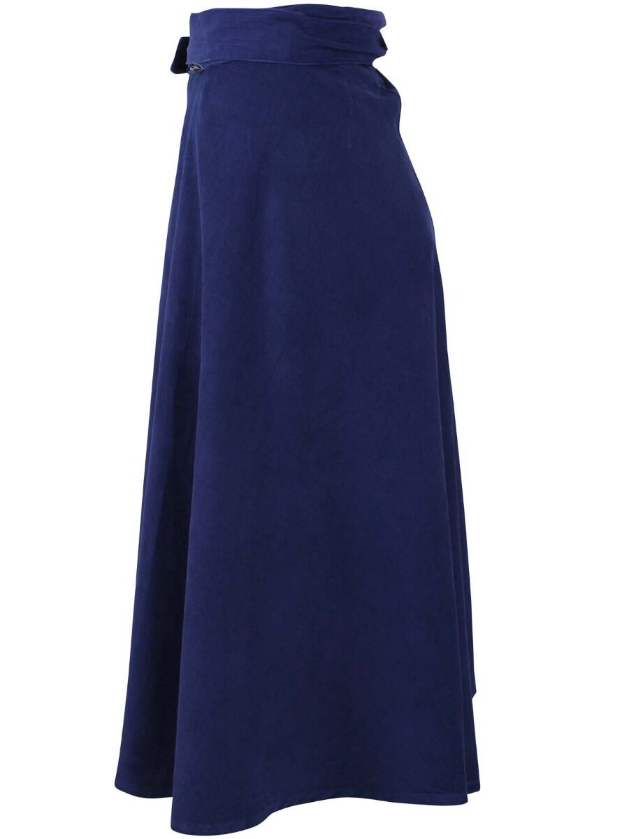 Danemikkelsen Cord Skirt Royal Blue