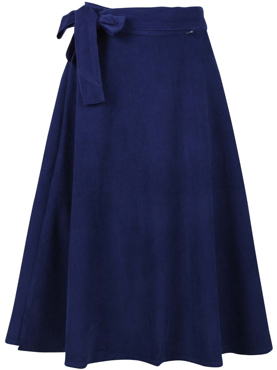 Danemikkelsen Cord Skirt Royal Blue