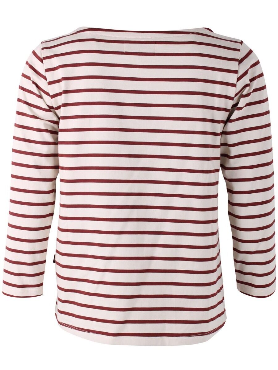 Danecarribean Heavy Cotton Tee Chalk/Red wine