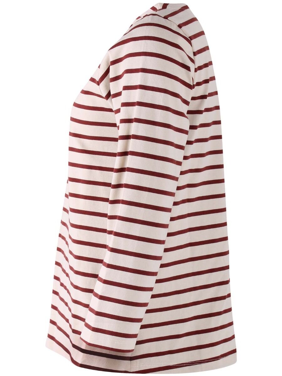 Danecarribean Heavy Cotton Tee Chalk/Red wine