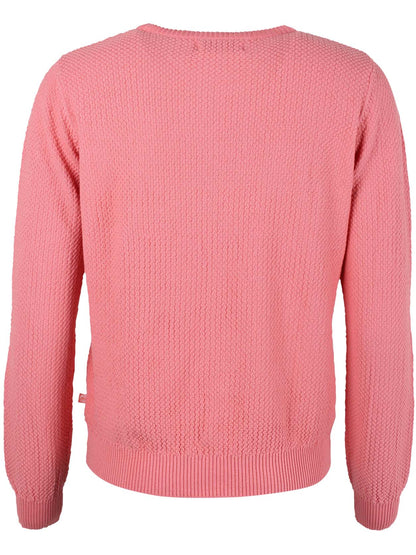 Danepearly Pearl Knit Sweater Bright Coral