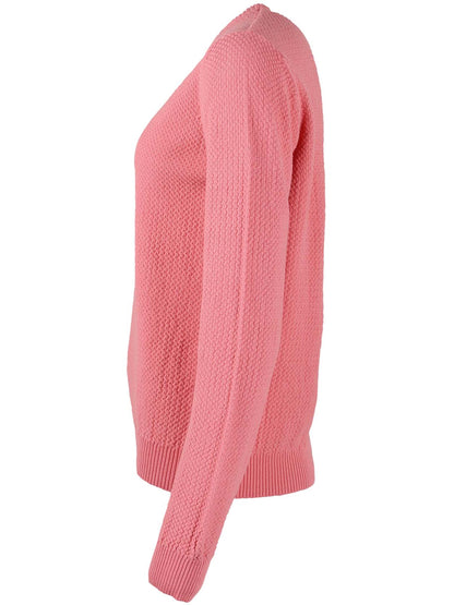 Danepearly Pearl Knit Sweater Bright Coral