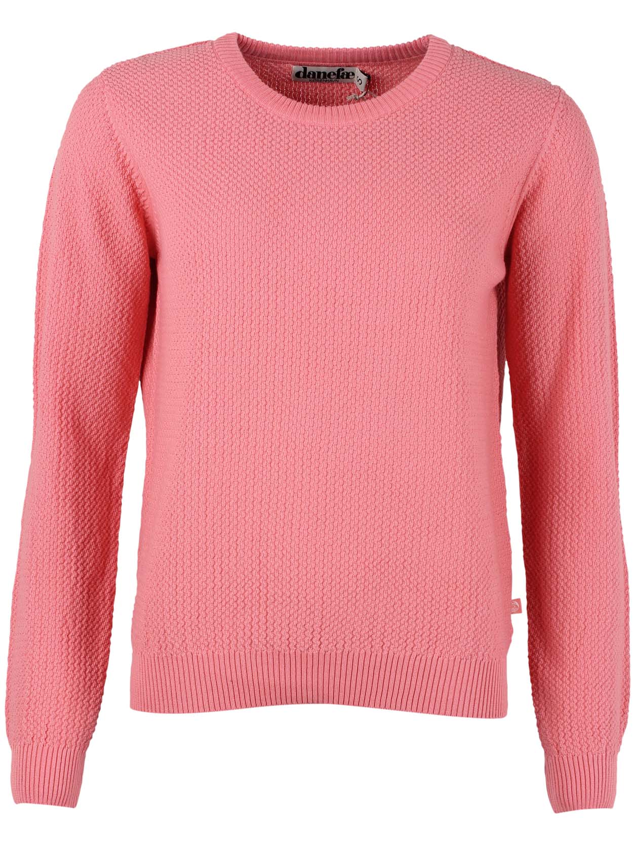 Danepearly Pearl Knit Sweater Bright Coral