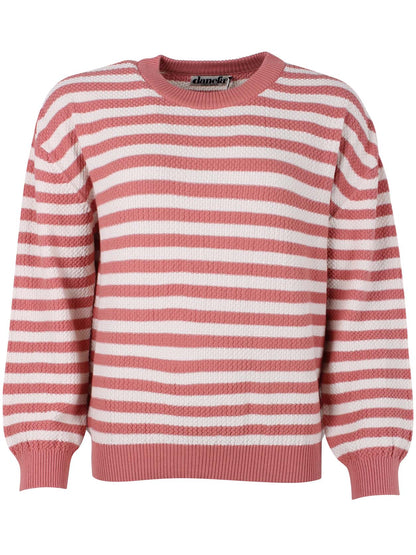 Danegold Pearl Knit Sweater Rose Beige/Off White
