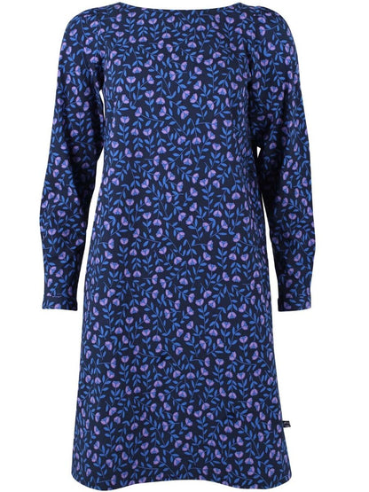 Danelund Dress Navy/Lilac FLEURIE
