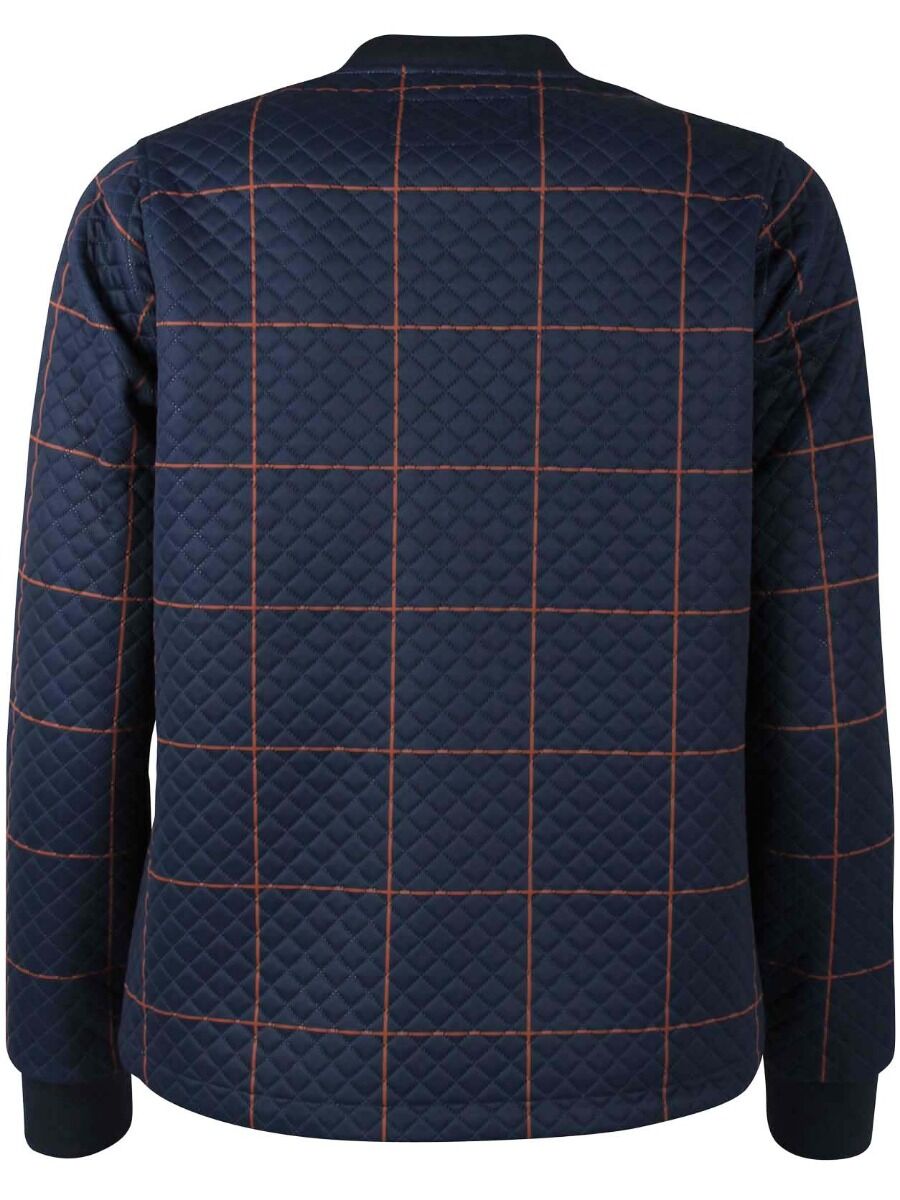 Danagnes Print Thermo Navy/Occer LARGE PLAID