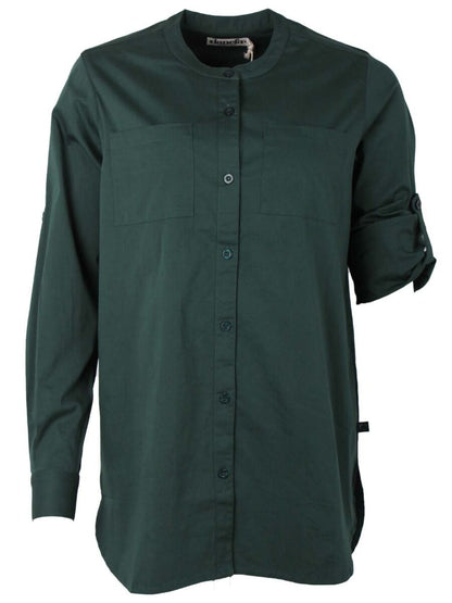 ESS - Joy Poplin Shirt Black green