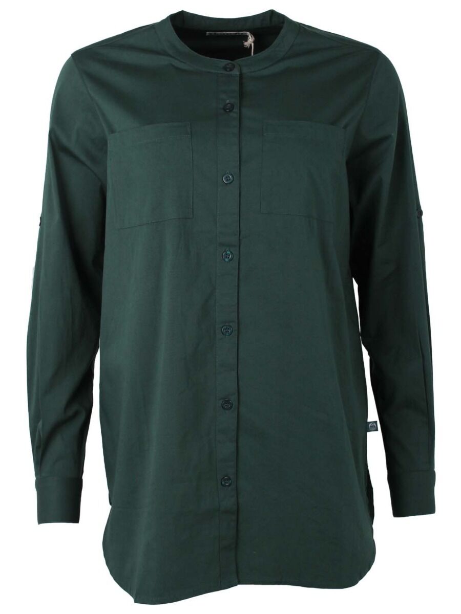 ESS - Joy Poplin Shirt Black green