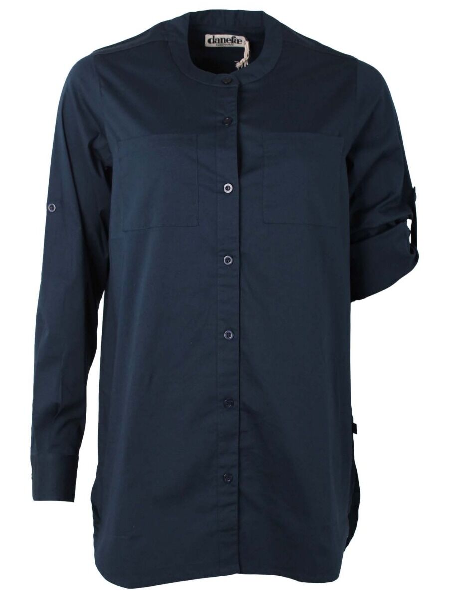 ESS - Joy Poplin Shirt Navy