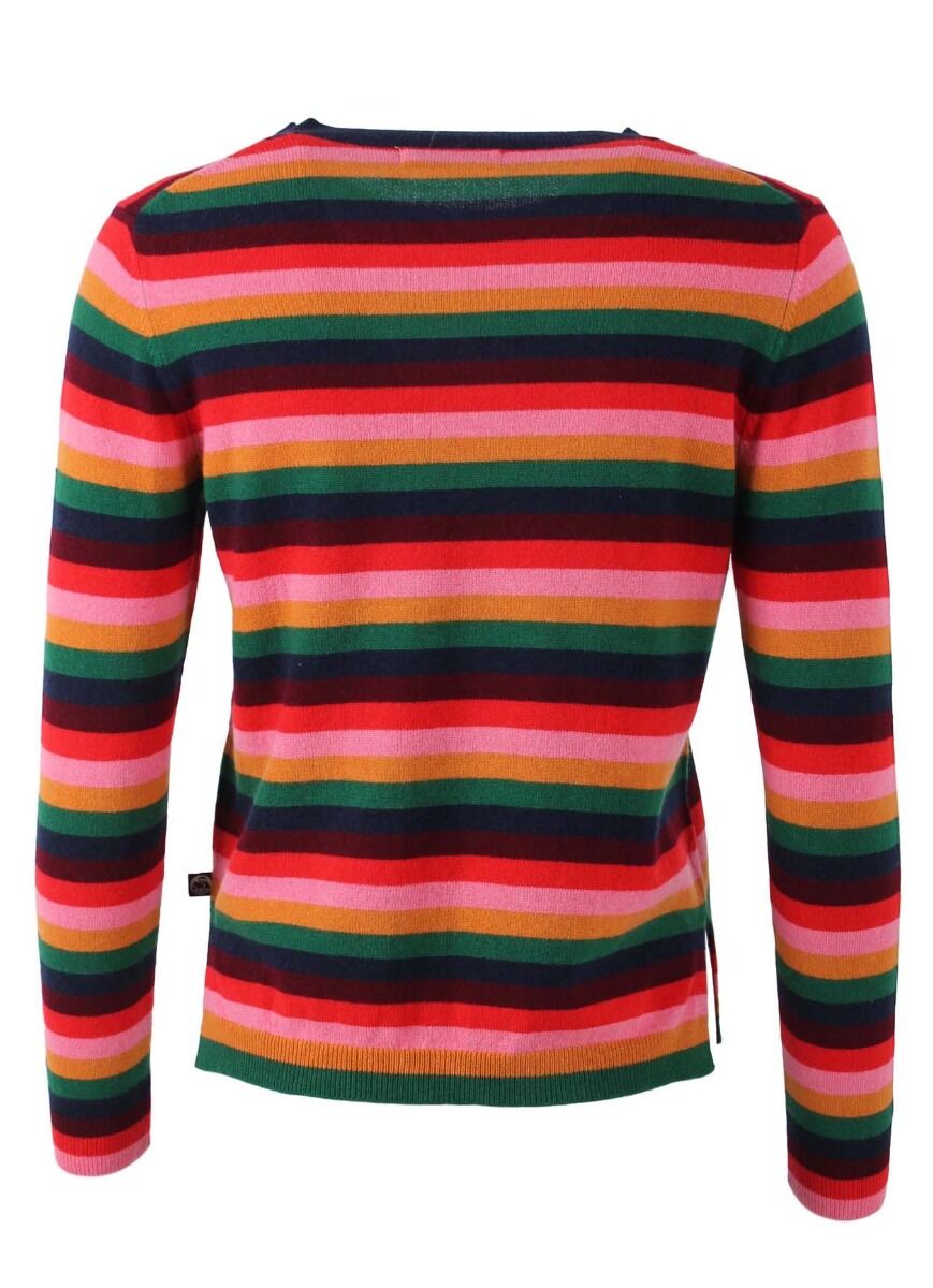 ESS - Cashmere Kiss Sweater Fuzzy Rainbow