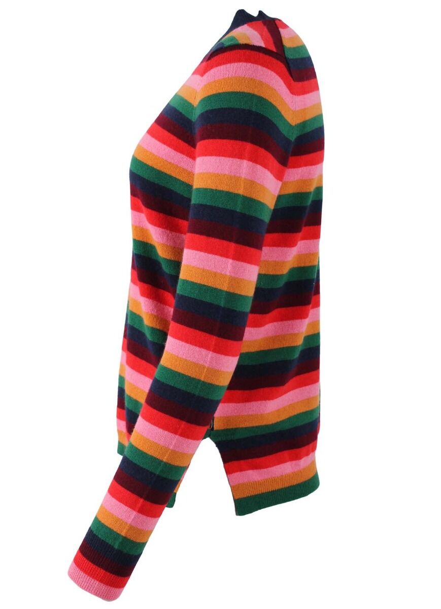 ESS - Cashmere Kiss Sweater Fuzzy Rainbow