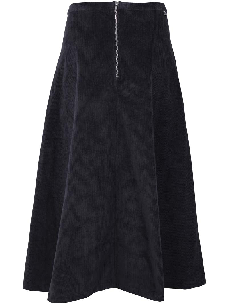 Danebrava Cord Stretch Skirt Dark Navy