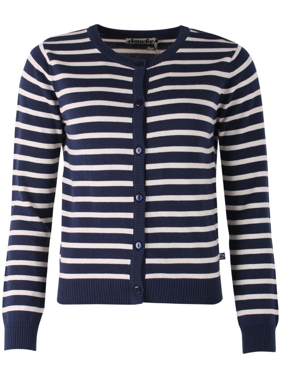 Danesaga Cardigan Dk Navy/Chalk