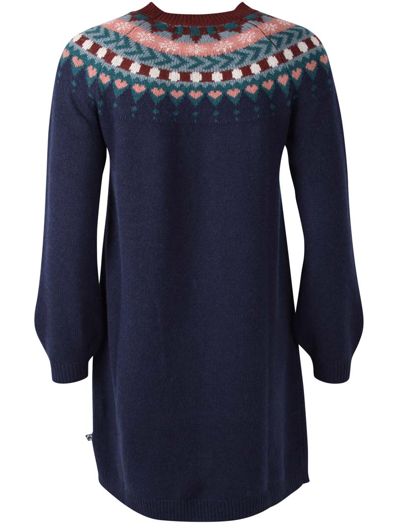 Danesukkertop Wool Sweater Dress Dark Navy