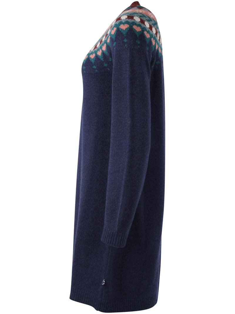 Danesukkertop Wool Sweater Dress Dark Navy