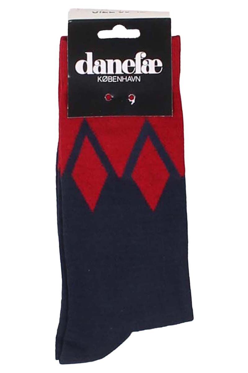 Danewalk with me Socks Dk Navy/Red ICICLES