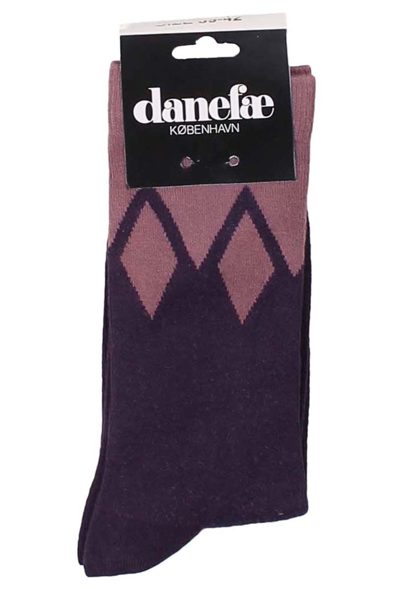 Danewalk with me Socks Black Mauve/Clay Viola ICICLES