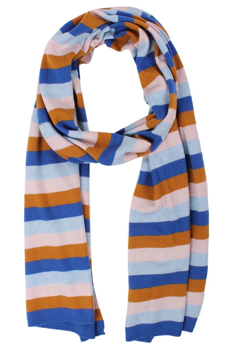 Danebundle-up Merino Scarf Gentle Stripe