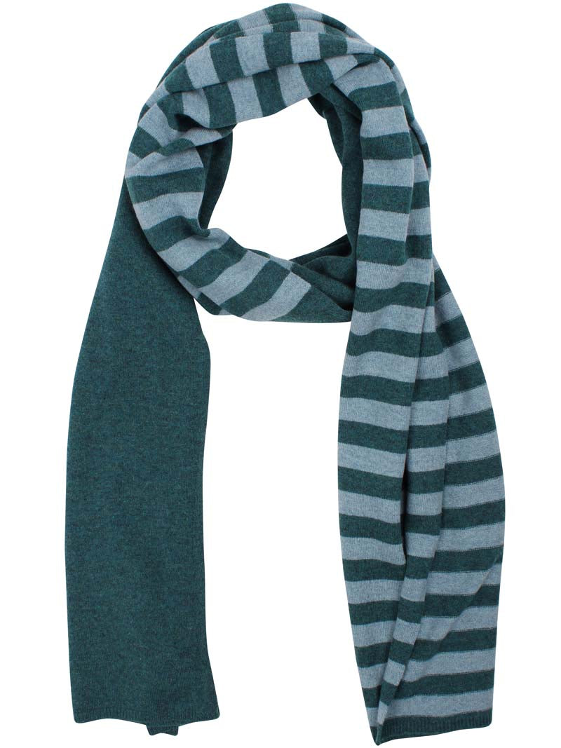 Danebundle-up Merino Scarf Dark Slate/Blue Grey