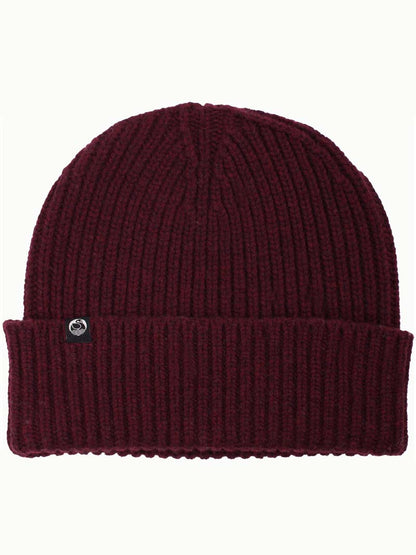 Danewarm Thoughts Merino Beanie Dark Bordeaux