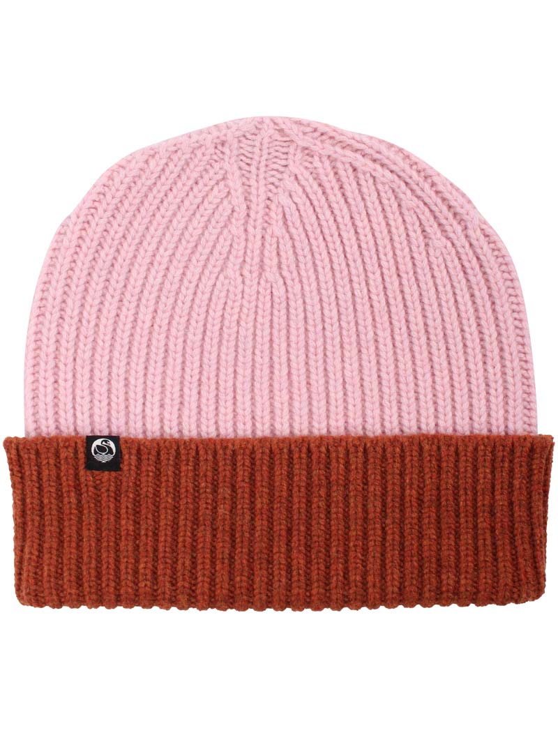 Danewarm Thoughts Merino Beanie Gentle Rose/Rust