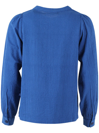 Danesanna Searsucker Shirt Deep Marine/Klein Blue
