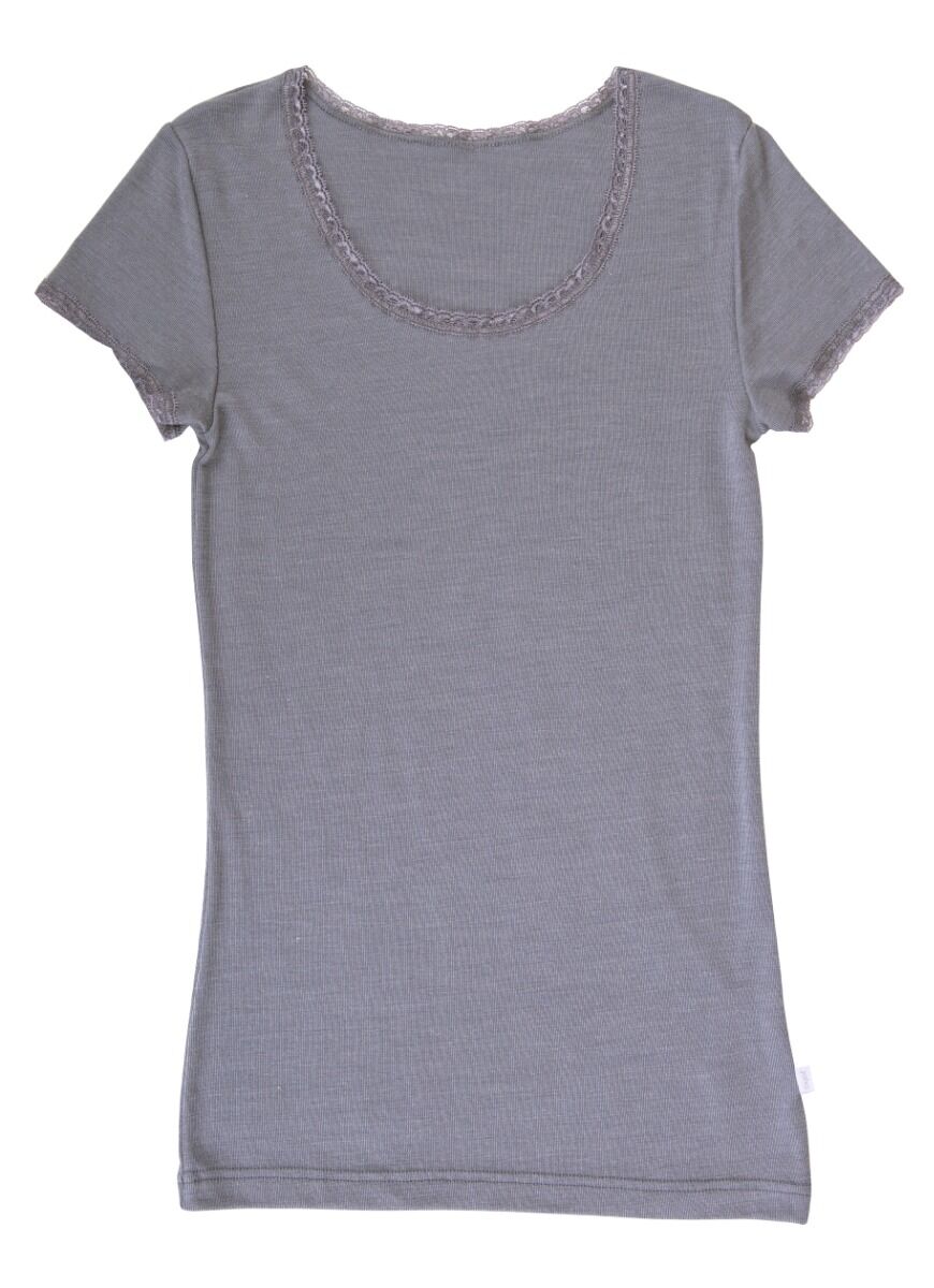 JOHA T-shirt Victoria Wool/Silk Grey