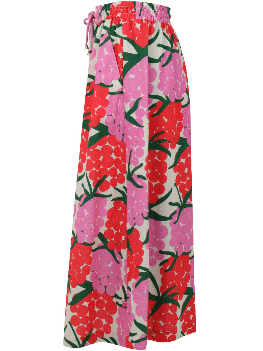 Danespresso Searsucker Skirt Super Pink/Bright Red MAXIBERRY