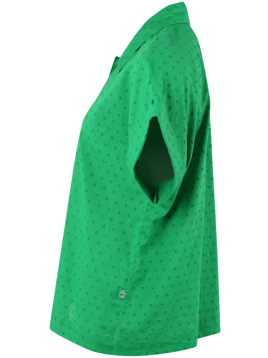 Danelena Cotton Dot Shirt Green