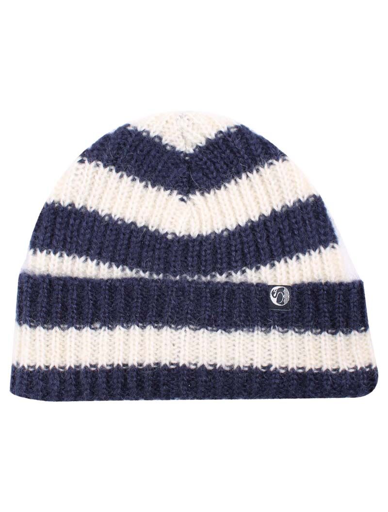 Danesofty Fuzzy Beanie Dk Navy/Chalk