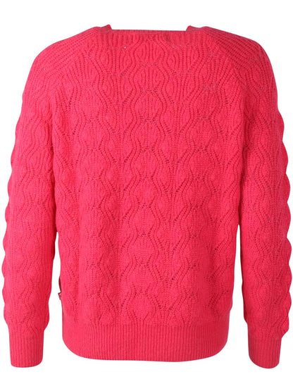 Danadventure Wool Cardigan Power Pink