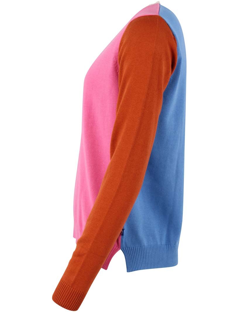 Daneblocks Cotton Knit Sweater Multicolor 1