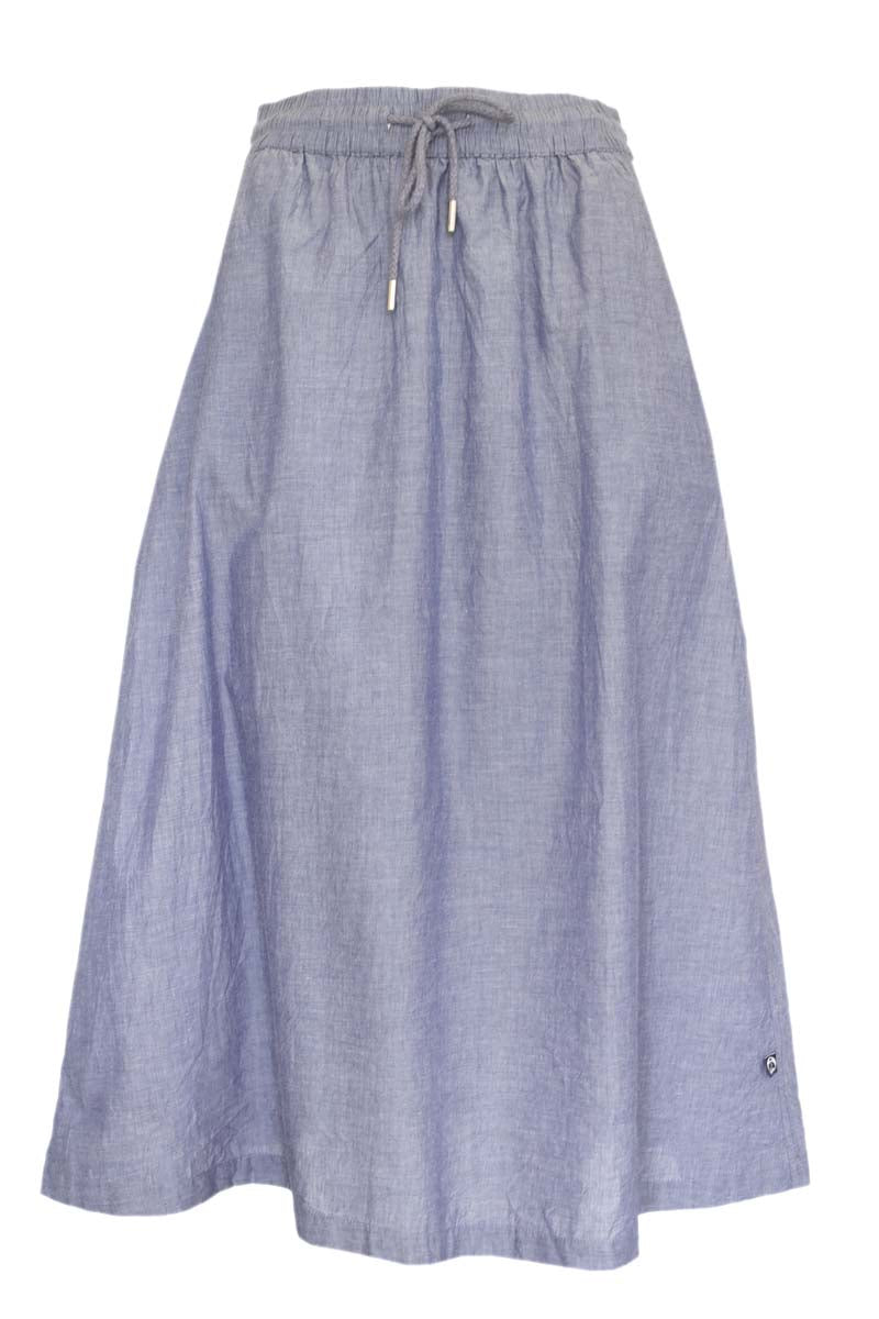 Danespresso Chambrey Skirt - Denim blue