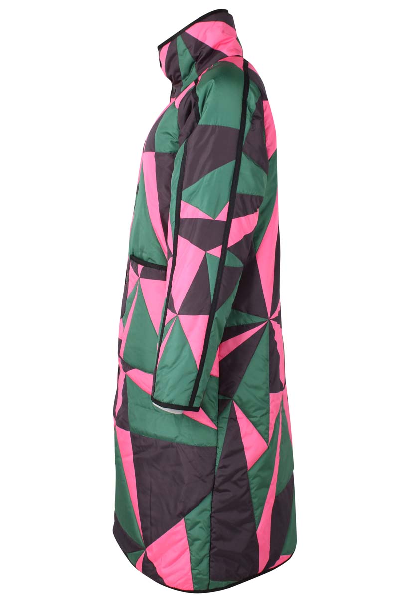 Danecherry Thermo Jacket Dark Pine/Black/Bright Pink