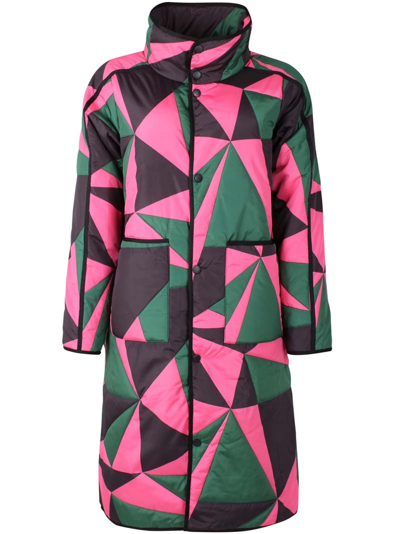 Danecherry Thermo Jacket Dark Pine/Black/Bright Pink