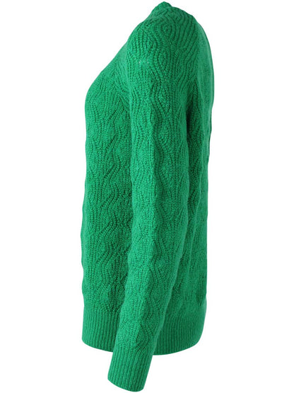 Danebirdie Wool Sweater Grass Green