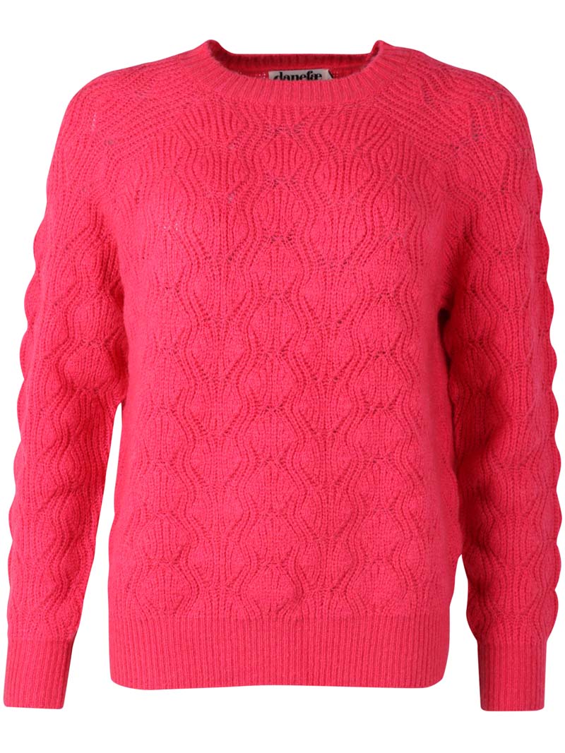 Danebirdie Wool Sweater Power Pink