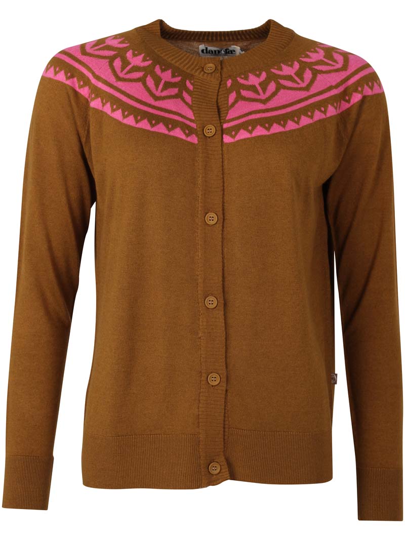 Danemagda Wool Cardigan Tobacco