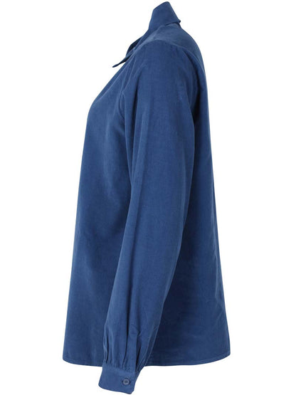 Danerosemary Cord Shirt Deep Blue