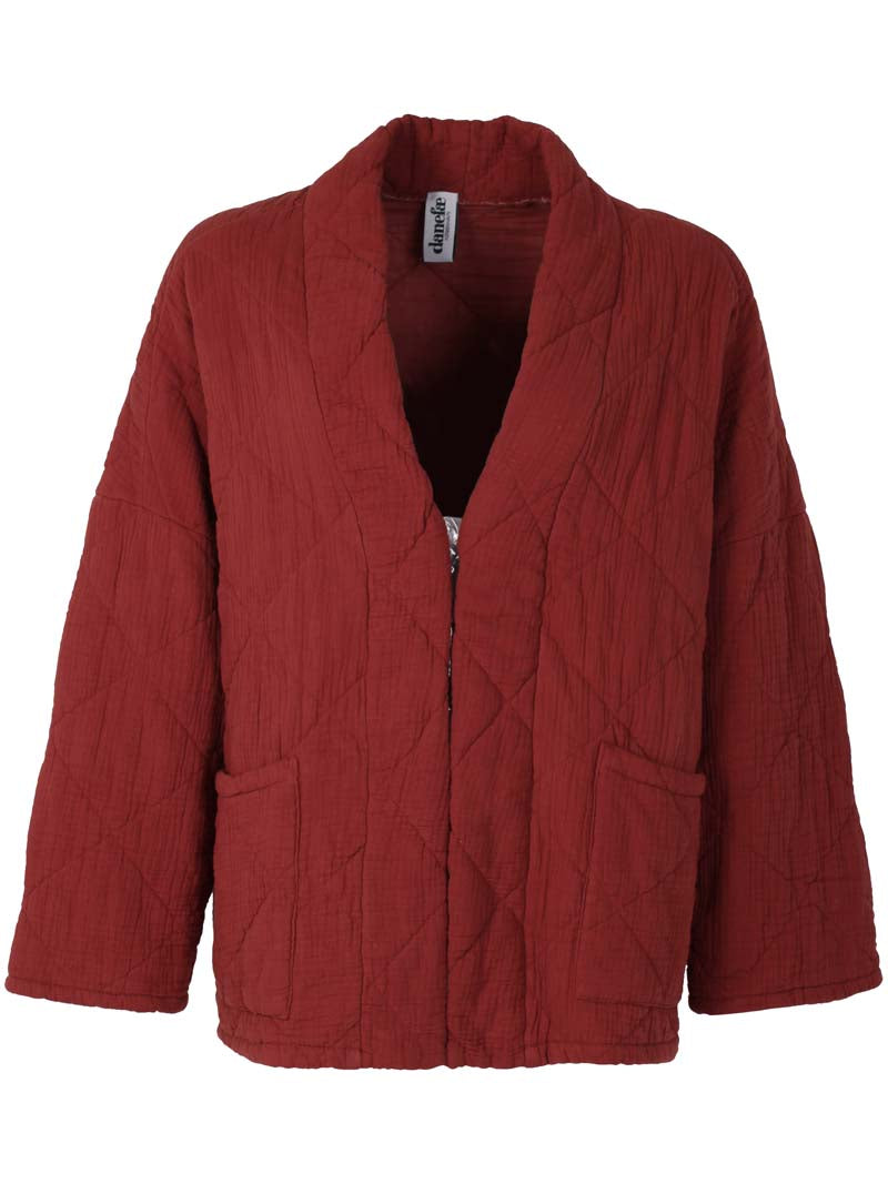 Danekatrin Quilt Jacket Swedish Red