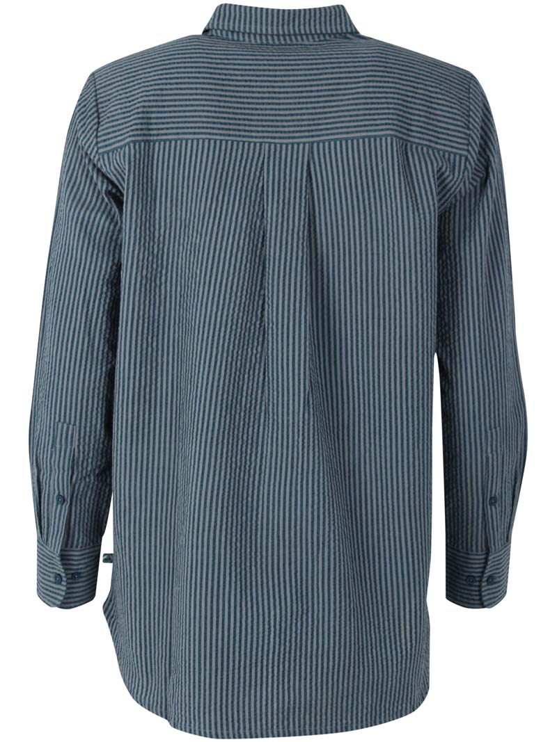 Daneclassic Searsucker Shirt Dark Slate/Blue Grey