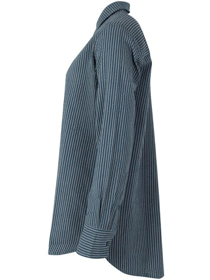 Daneclassic Searsucker Shirt Dark Slate/Blue Grey