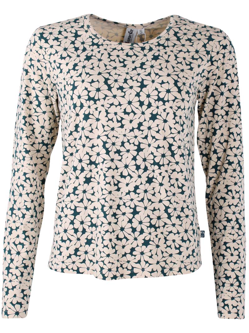 Danelotte Modal Tee Light Beige FLOWERY