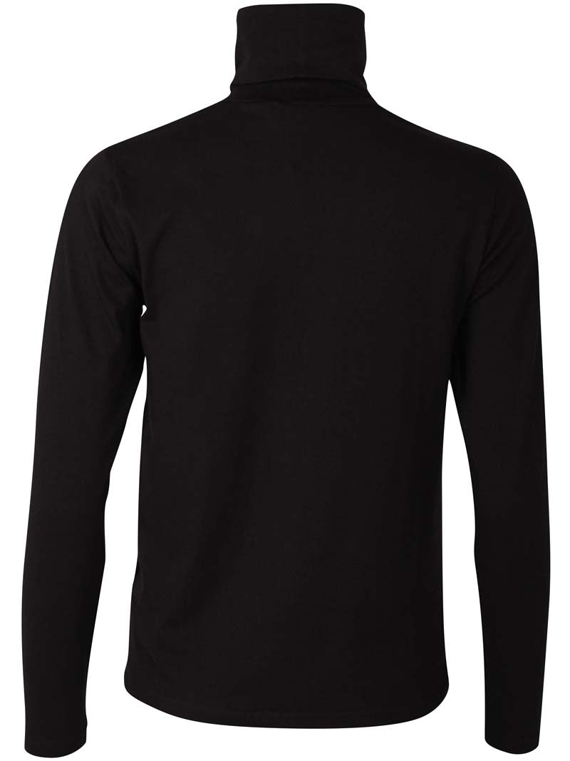 Danemanna Modal Rollneck Tee Black